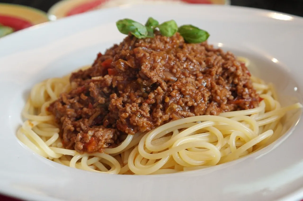 pasta-and-minced-ground-beef-dalmatia Dalmatian-style pasta with minced beef