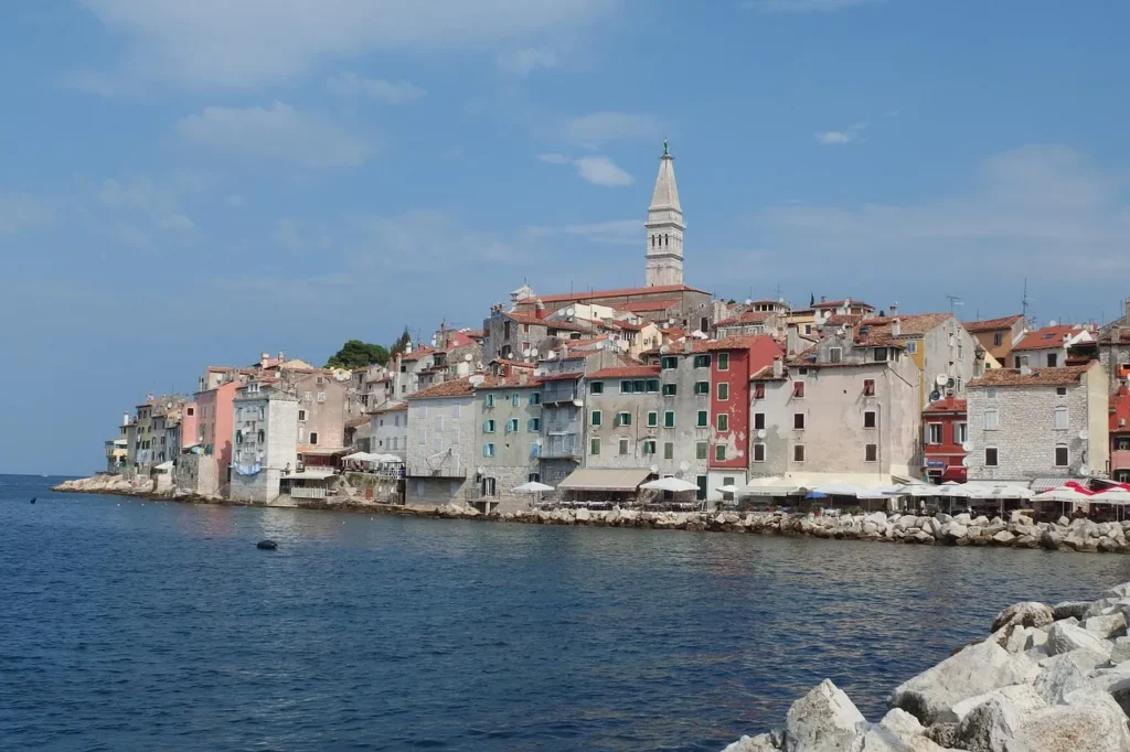 View of Rovinj waterfront as the city calls for more Italian language teaching in Croatia schools