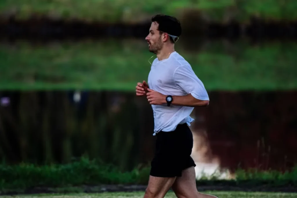 Aydan Papac during training for his 827km run across Croatia