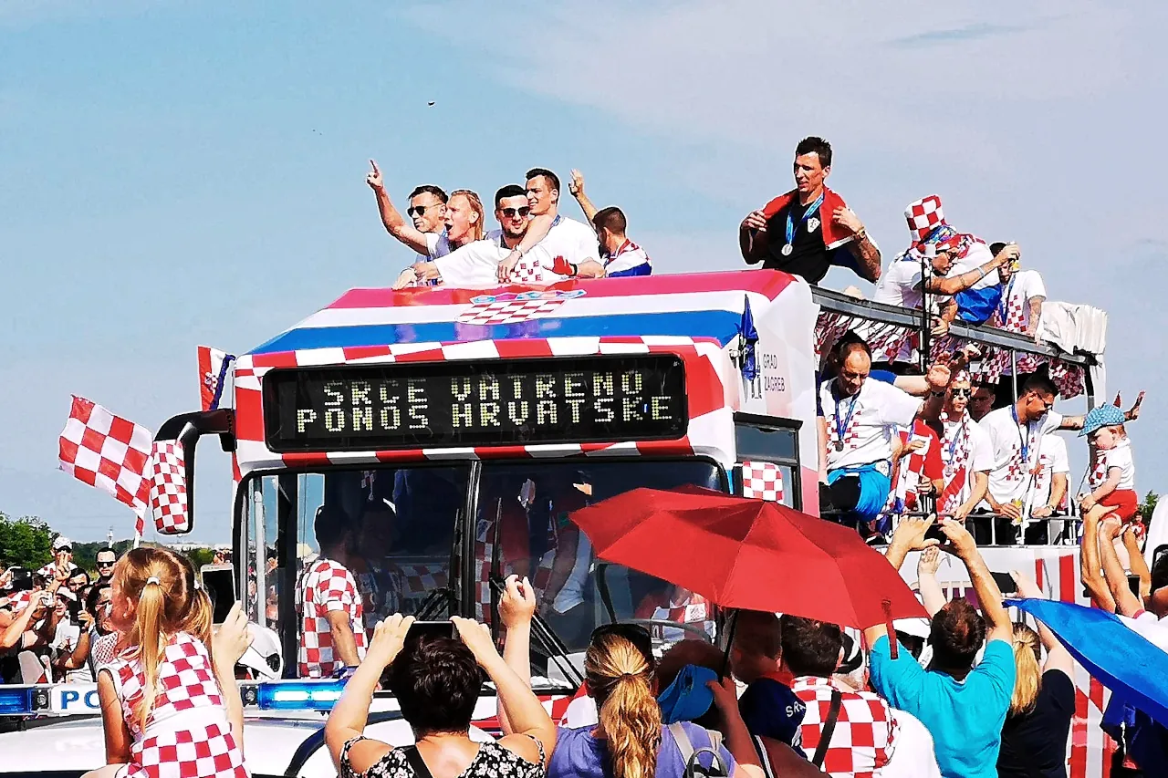 croatia-football-team-zagreb-celebration-zagreb What does Vatreni mean? Croatia's Vatreni celebrating after a major football tournament