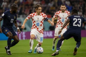 Croatia players in action ahead of the Croatia vs Ghana match at the 2026 FIFA World Cup