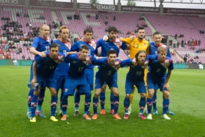 Croatia's national football team featuring Luka Modrić, prompting the question: why does Croatia produce world-class footballers generation after generation?
