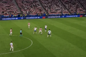 Croatia national team World Cup match scene ahead of Croatia vs Panama