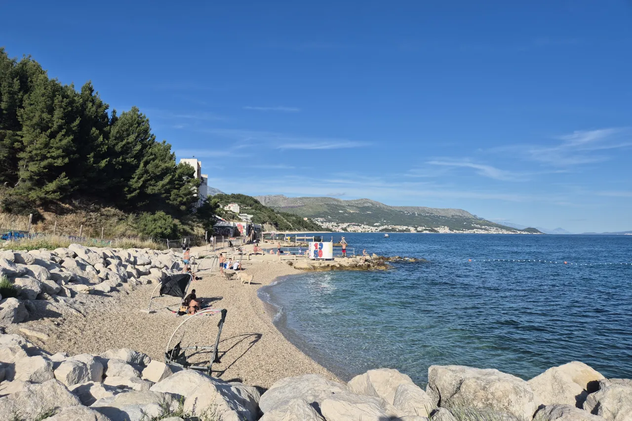 Duilovo Dog Beach is one of the most popular dog beaches in Split.