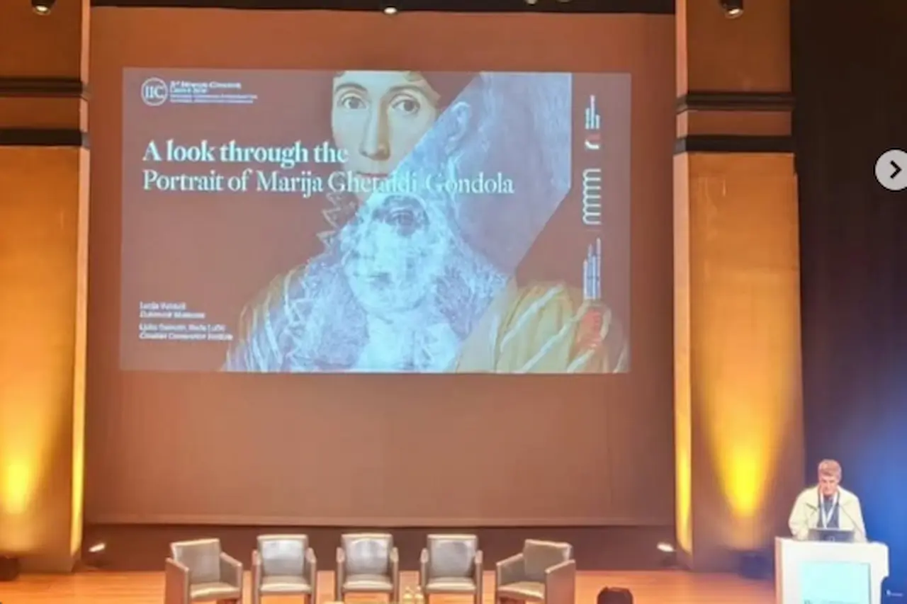 Research into the hidden portrait in Dubrovnik presented at the international conservation congress in Ghent